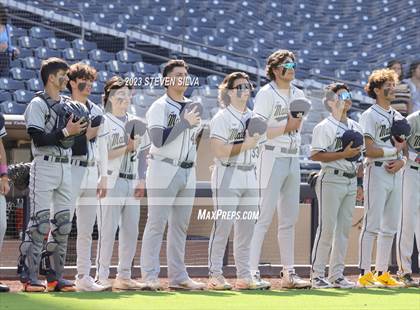 Thumbnail 2 in Mater Dei Catholic vs. San Ysidro @ Petco Park photogallery.