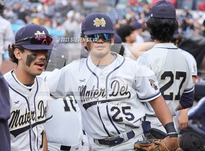 Thumbnail 2 in Mater Dei Catholic vs. San Ysidro @ Petco Park photogallery.