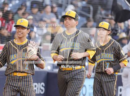 Thumbnail 1 in Mater Dei Catholic vs. San Ysidro @ Petco Park photogallery.