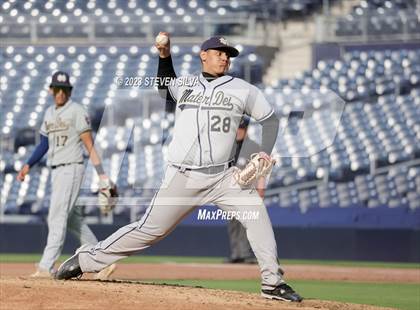 Thumbnail 3 in Mater Dei Catholic vs. San Ysidro @ Petco Park photogallery.