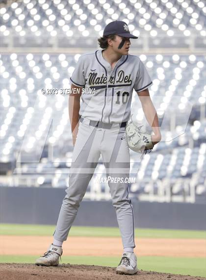 Thumbnail 2 in Mater Dei Catholic vs. San Ysidro @ Petco Park photogallery.