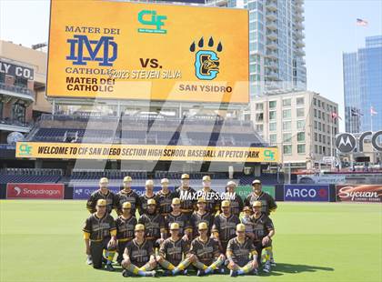 Thumbnail 1 in Mater Dei Catholic vs. San Ysidro @ Petco Park photogallery.