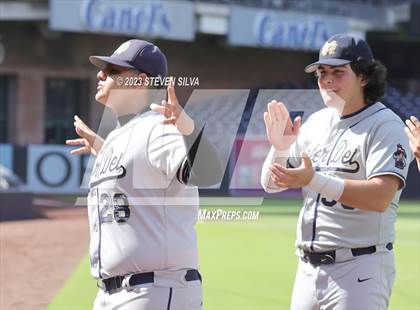 Thumbnail 2 in Mater Dei Catholic vs. San Ysidro @ Petco Park photogallery.