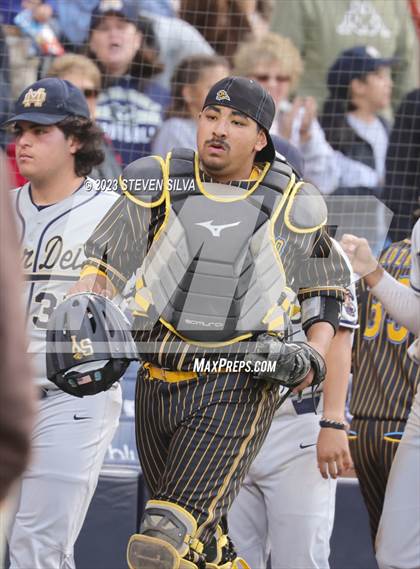 Thumbnail 3 in Mater Dei Catholic vs. San Ysidro @ Petco Park photogallery.