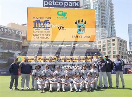 Thumbnail 3 in Mater Dei Catholic vs. San Ysidro @ Petco Park photogallery.