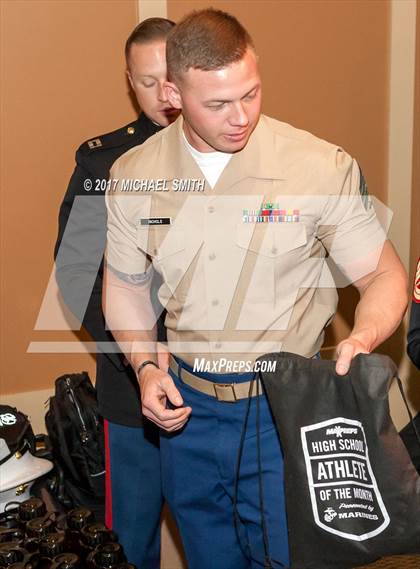 Thumbnail 1 in Marines H.S. Male Athlete of the Month -  Elijah Bowens photogallery.