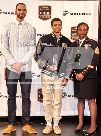 Thumbnail 2 in Marines H.S. Male Athlete of the Month -  Elijah Bowens photogallery.