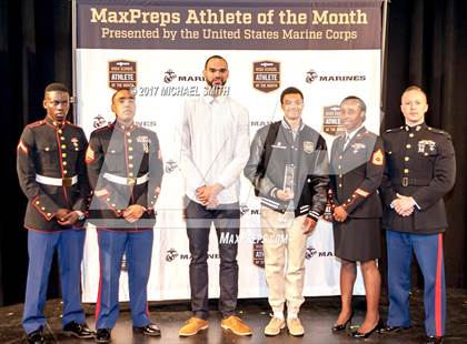 Thumbnail 3 in Marines H.S. Male Athlete of the Month -  Elijah Bowens photogallery.