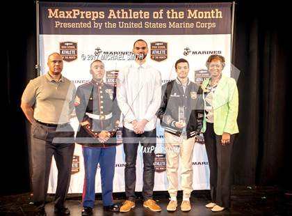 Thumbnail 2 in Marines H.S. Male Athlete of the Month -  Elijah Bowens photogallery.