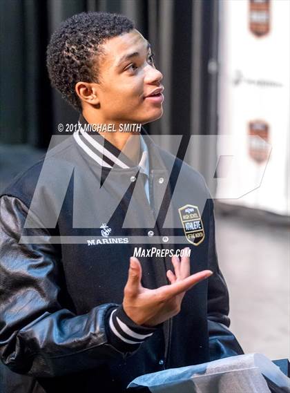Thumbnail 1 in Marines H.S. Male Athlete of the Month -  Elijah Bowens photogallery.