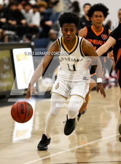 Thumbnail 1 in Kimball @ Lathrop (CIF SJS D3 Playoff) photogallery.