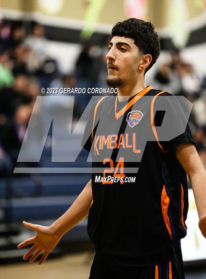 Thumbnail 2 in Kimball @ Lathrop (CIF SJS D3 Playoff) photogallery.