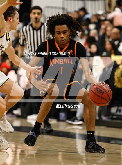 Thumbnail 3 in Kimball @ Lathrop (CIF SJS D3 Playoff) photogallery.