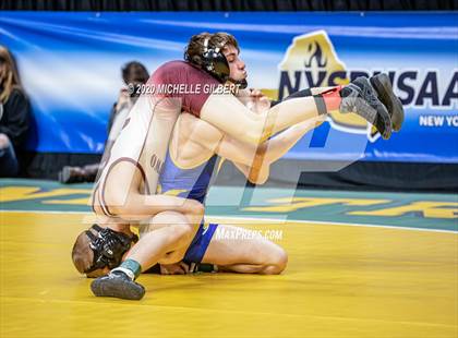 Thumbnail 3 in NYSPHSAA Wrestling D2 Consolation Semifinals photogallery.
