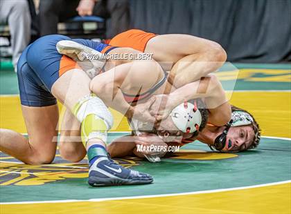Thumbnail 2 in NYSPHSAA Wrestling D2 Consolation Semifinals photogallery.