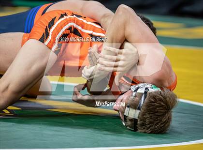 Thumbnail 2 in NYSPHSAA Wrestling D2 Consolation Semifinals photogallery.