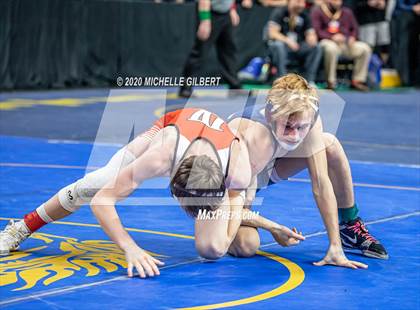 Thumbnail 2 in NYSPHSAA Wrestling D2 Consolation Semifinals photogallery.