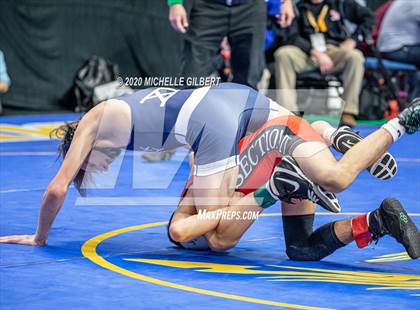 Thumbnail 3 in NYSPHSAA Wrestling D2 Consolation Semifinals photogallery.