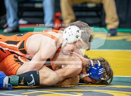 Thumbnail 1 in NYSPHSAA Wrestling D2 Consolation Semifinals photogallery.