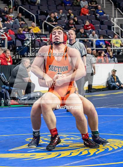 Thumbnail 1 in NYSPHSAA Wrestling D2 Consolation Semifinals photogallery.