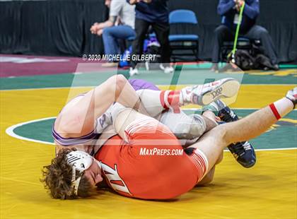Thumbnail 3 in NYSPHSAA Wrestling D2 Consolation Semifinals photogallery.