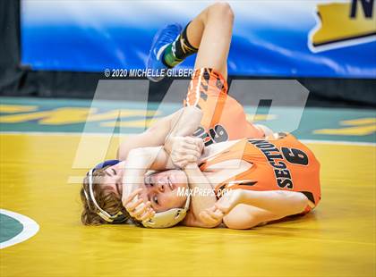 Thumbnail 3 in NYSPHSAA Wrestling D2 Consolation Semifinals photogallery.