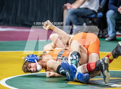 Thumbnail 2 in NYSPHSAA Wrestling D2 Consolation Semifinals photogallery.