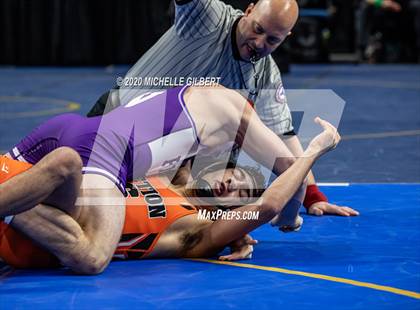 Thumbnail 3 in NYSPHSAA Wrestling D2 Consolation Semifinals photogallery.