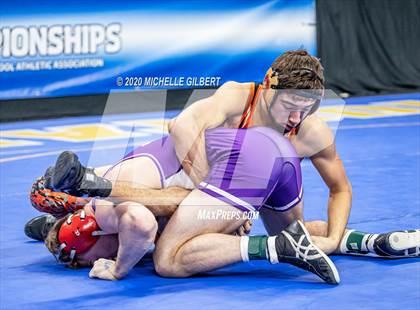 Thumbnail 2 in NYSPHSAA Wrestling D2 Consolation Semifinals photogallery.