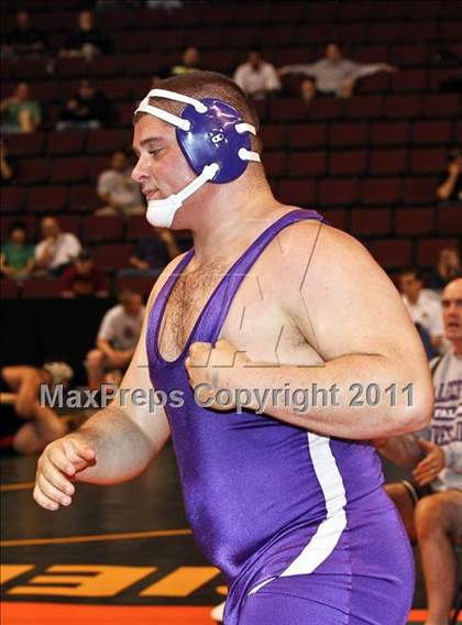 Thumbnail 2 in CIF State Boys Wrestling Championships (Round 2 - 145-285 lbs) photogallery.