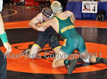 Thumbnail 2 in CIF State Boys Wrestling Championships (Round 2 - 145-285 lbs) photogallery.