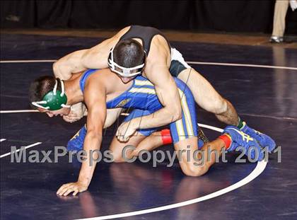 Thumbnail 1 in CIF State Boys Wrestling Championships (Round 2 - 145-285 lbs) photogallery.