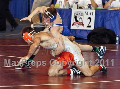 Thumbnail 2 in CIF State Boys Wrestling Championships (Round 2 - 145-285 lbs) photogallery.