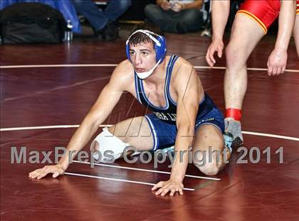 Thumbnail 1 in CIF State Boys Wrestling Championships (Round 2 - 145-285 lbs) photogallery.