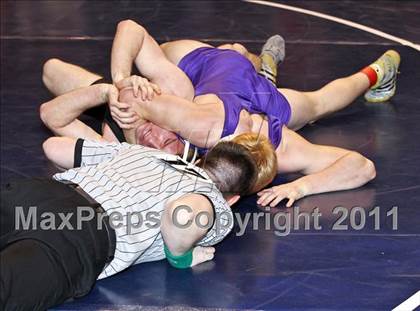 Thumbnail 2 in CIF State Boys Wrestling Championships (Round 2 - 145-285 lbs) photogallery.