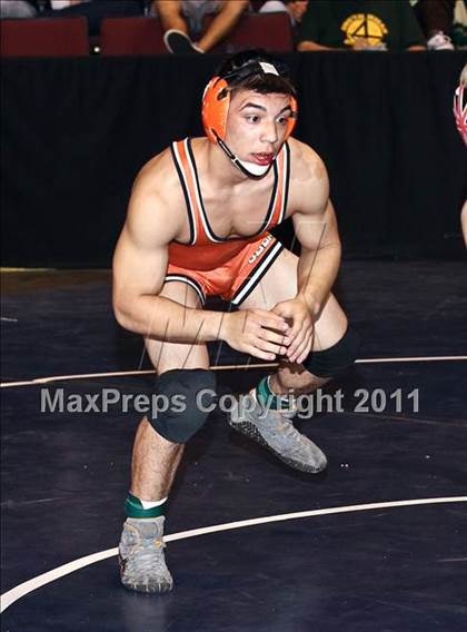 Thumbnail 2 in CIF State Boys Wrestling Championships (Round 2 - 145-285 lbs) photogallery.