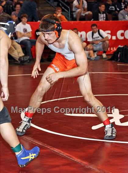 Thumbnail 2 in CIF State Boys Wrestling Championships (Round 2 - 145-285 lbs) photogallery.