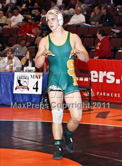 Thumbnail 2 in CIF State Boys Wrestling Championships (Round 2 - 145-285 lbs) photogallery.