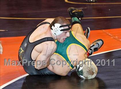 Thumbnail 2 in CIF State Boys Wrestling Championships (Round 2 - 145-285 lbs) photogallery.
