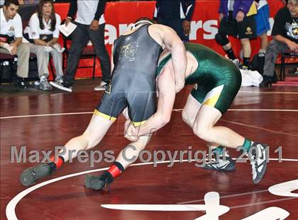 Thumbnail 2 in CIF State Boys Wrestling Championships (Round 2 - 145-285 lbs) photogallery.