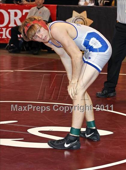 Thumbnail 1 in CIF State Boys Wrestling Championships (Round 2 - 145-285 lbs) photogallery.