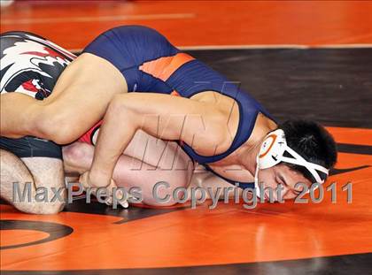 Thumbnail 2 in CIF State Boys Wrestling Championships (Round 2 - 145-285 lbs) photogallery.