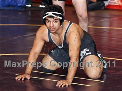 Thumbnail 3 in CIF State Boys Wrestling Championships (Round 2 - 145-285 lbs) photogallery.
