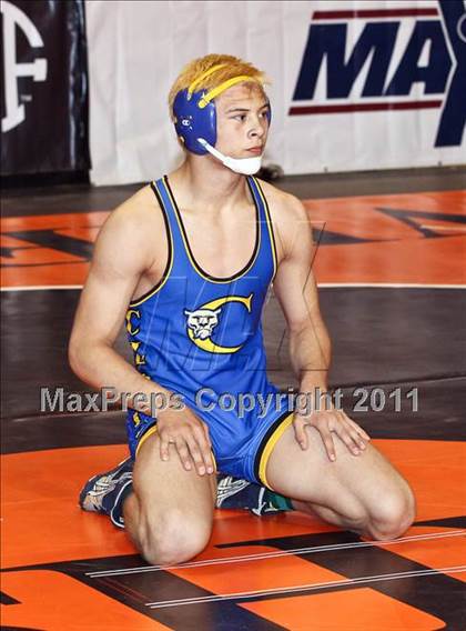 Thumbnail 2 in CIF State Boys Wrestling Championships (Round 2 - 145-285 lbs) photogallery.