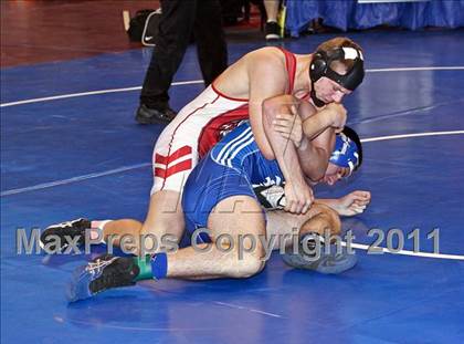 Thumbnail 2 in CIF State Boys Wrestling Championships (Round 2 - 145-285 lbs) photogallery.