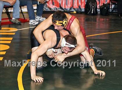 Thumbnail 2 in CIF State Boys Wrestling Championships (Round 2 - 145-285 lbs) photogallery.