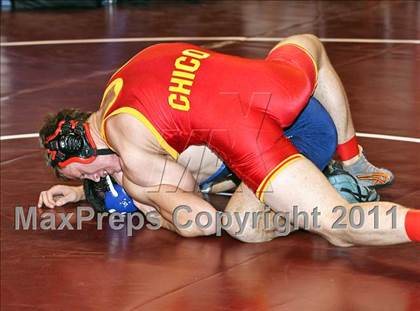 Thumbnail 1 in CIF State Boys Wrestling Championships (Round 2 - 145-285 lbs) photogallery.