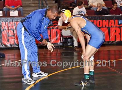 Thumbnail 3 in CIF State Boys Wrestling Championships (Round 2 - 145-285 lbs) photogallery.