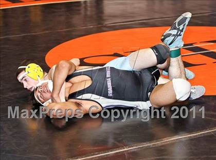 Thumbnail 2 in CIF State Boys Wrestling Championships (Round 2 - 145-285 lbs) photogallery.
