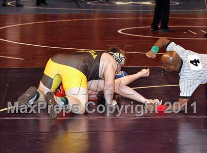 Thumbnail 3 in CIF State Boys Wrestling Championships (Round 2 - 145-285 lbs) photogallery.